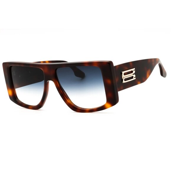 A-86. Victoria Beckham Acetate Rectangular Sunglasses Tortoise VB678S - Picture 1 of 1